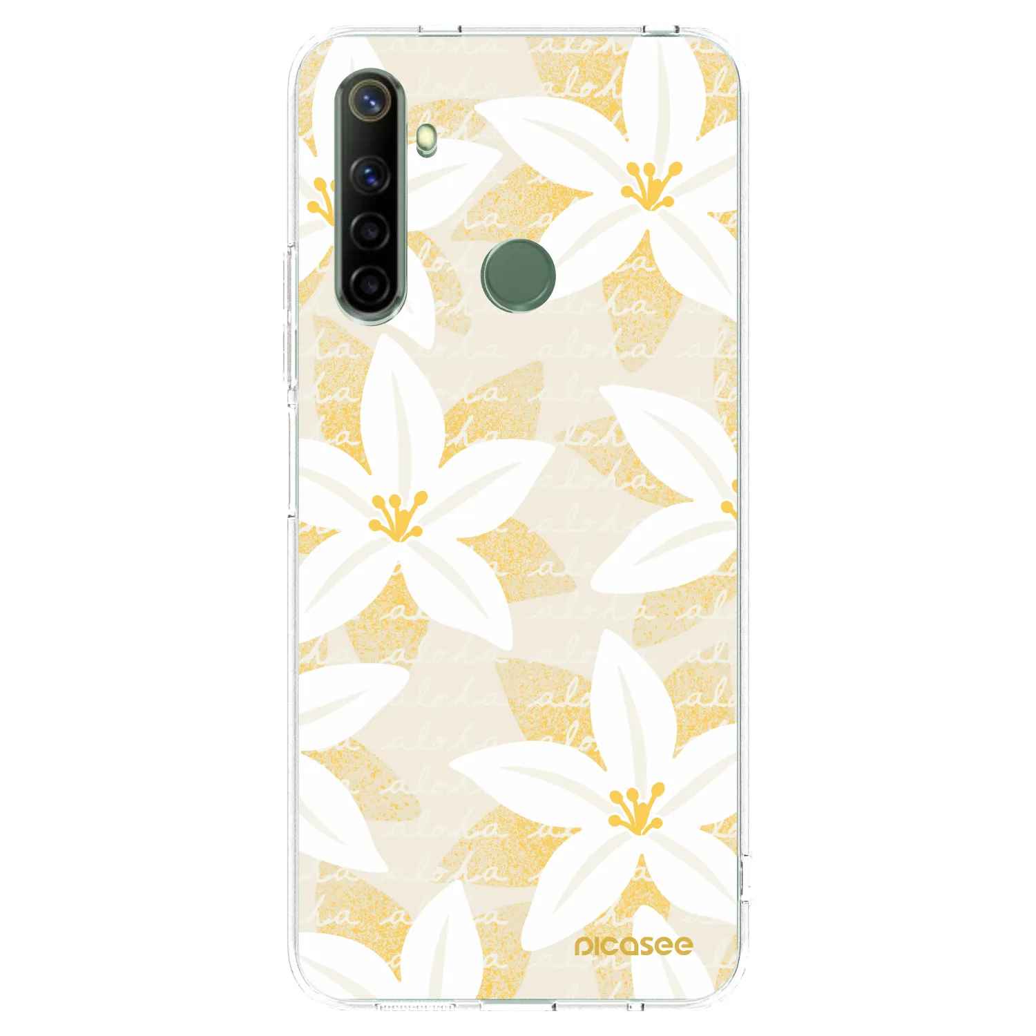 Picasee Realme 6i Hülle - Transparentes Silikon - Island Leave