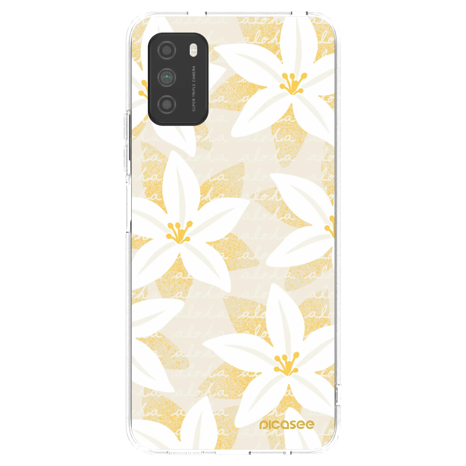 Picasee Xiaomi Poco M3 Hülle - Transparentes Silikon - Island Leave