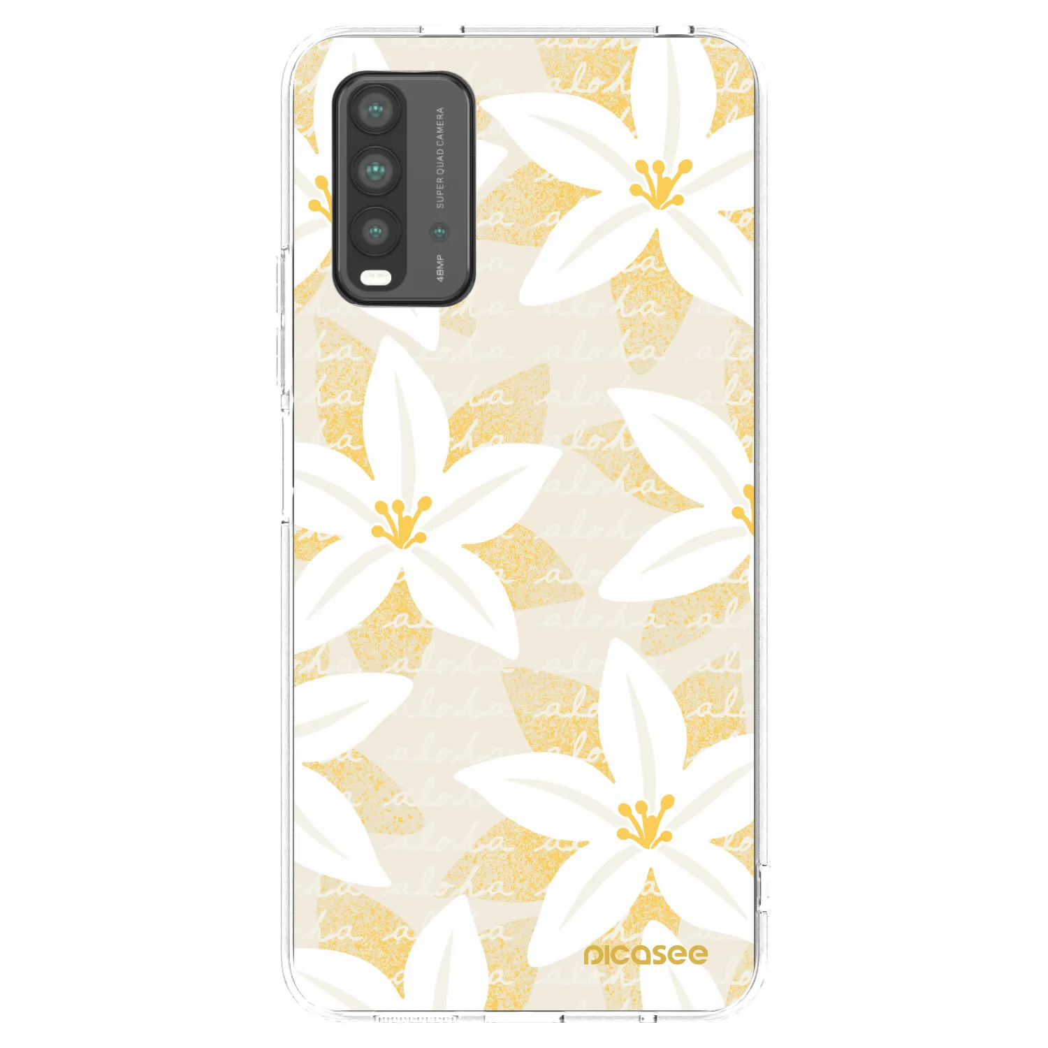 Picasee Xiaomi Redmi 9T Hülle - Schwarzes Silikon - Island Leave