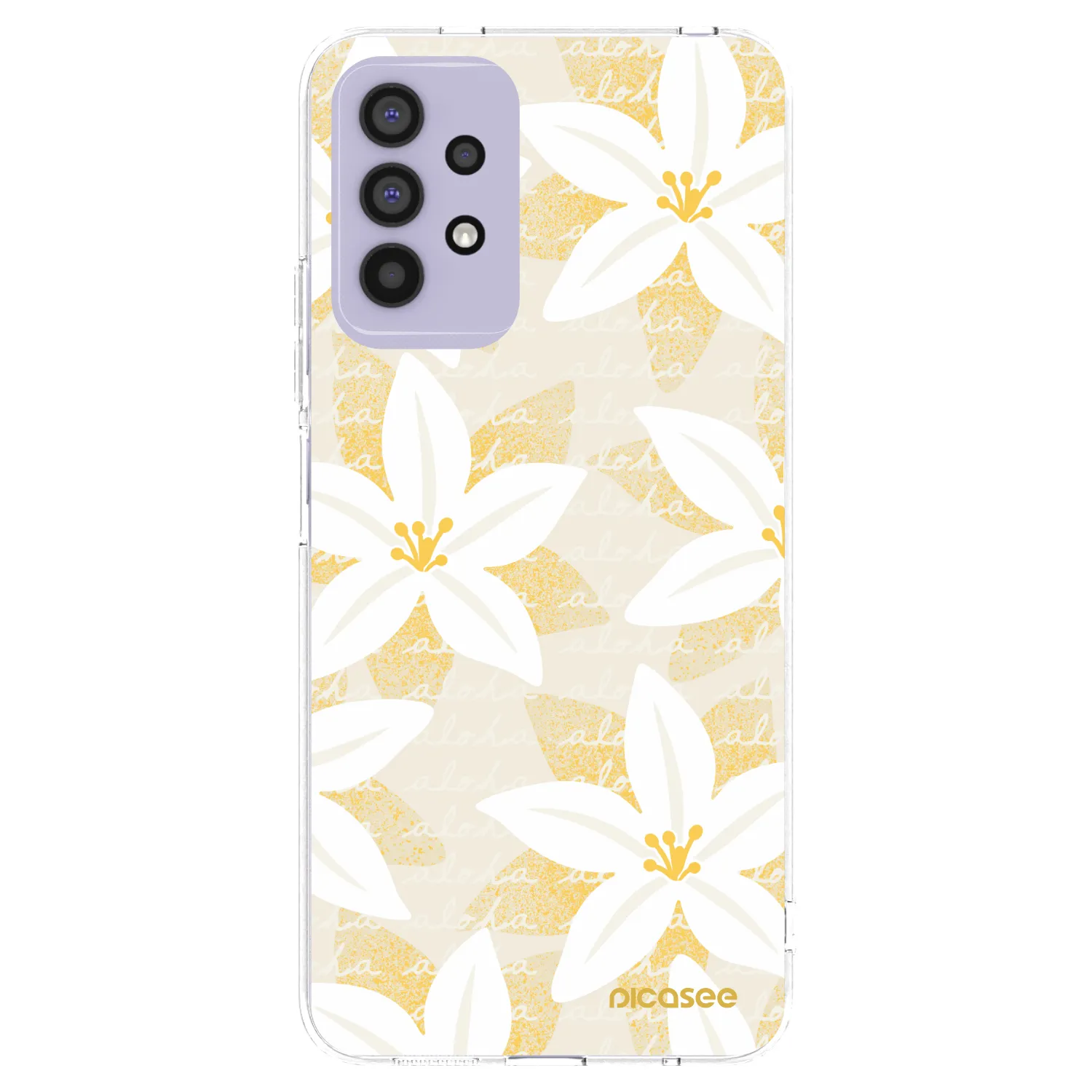Picasee Samsung Galaxy A32 4G SM-A325F Hülle - Transparentes Silikon - Island Leave