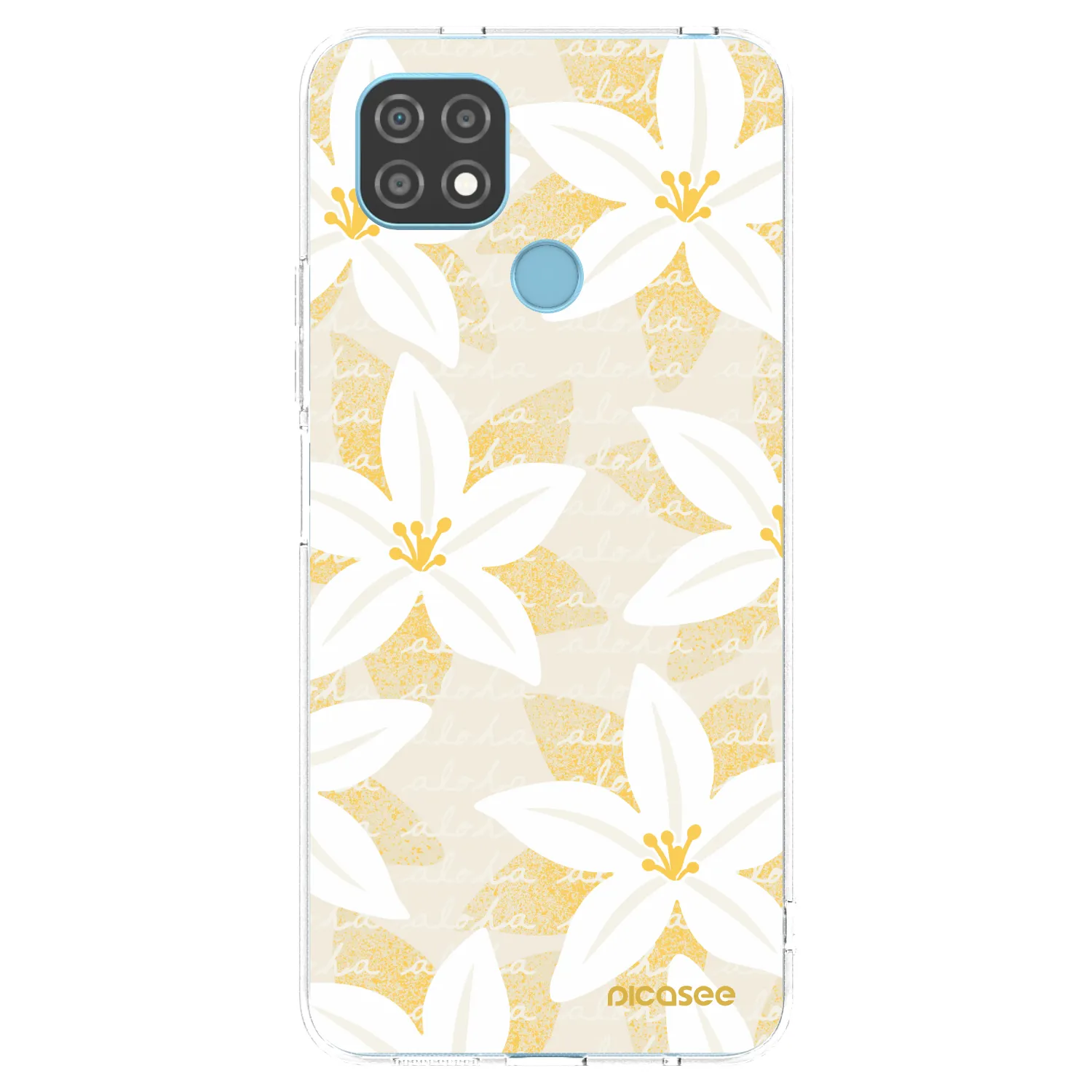 Picasee Realme C21 Hülle - Transparentes Silikon - Island Leave