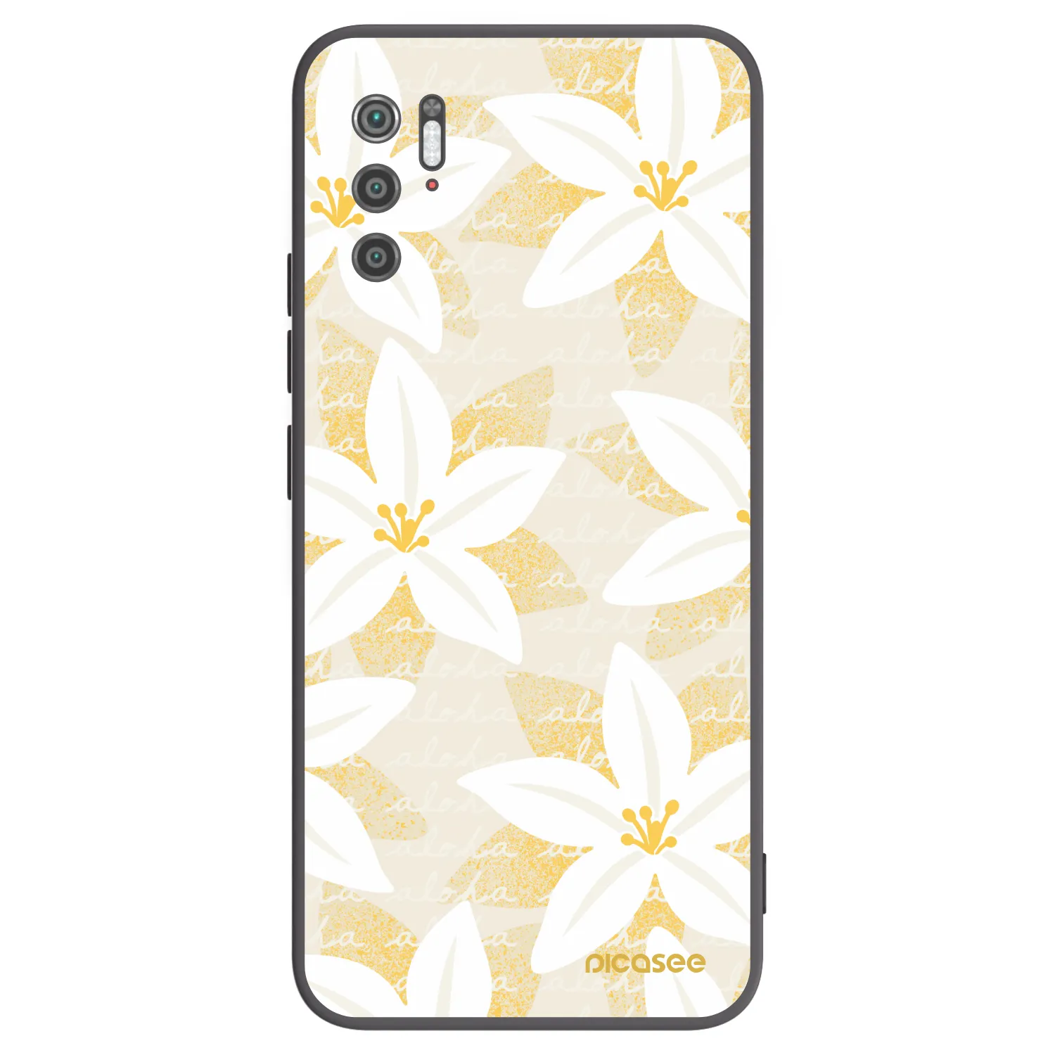 Picasee Xiaomi Poco M3 Pro 5G Hülle - Schwarzes Silikon - Island Leave