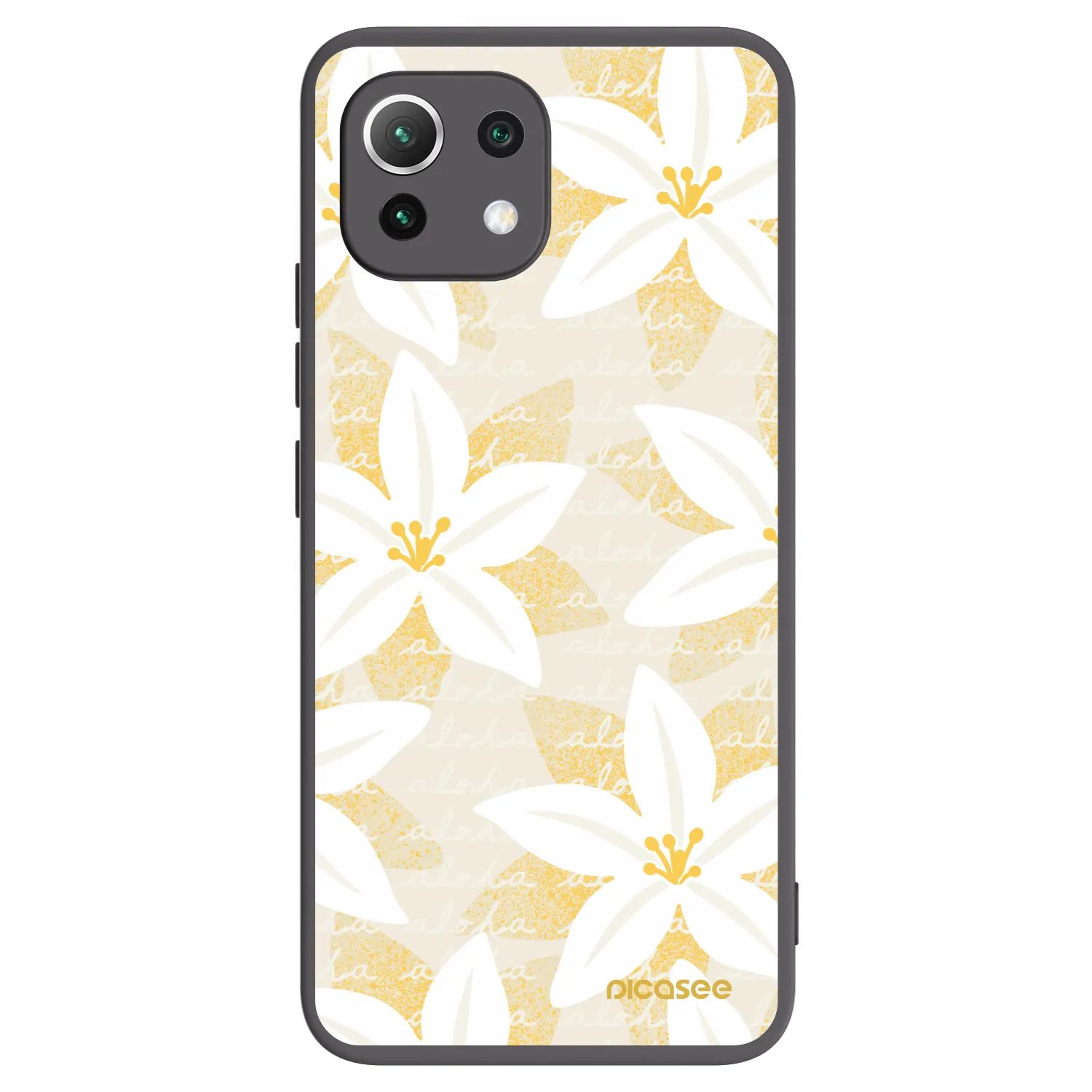 Picasee Xiaomi 11 Lite 5G NE Hülle - Schwarzes Silikon - Island Leave