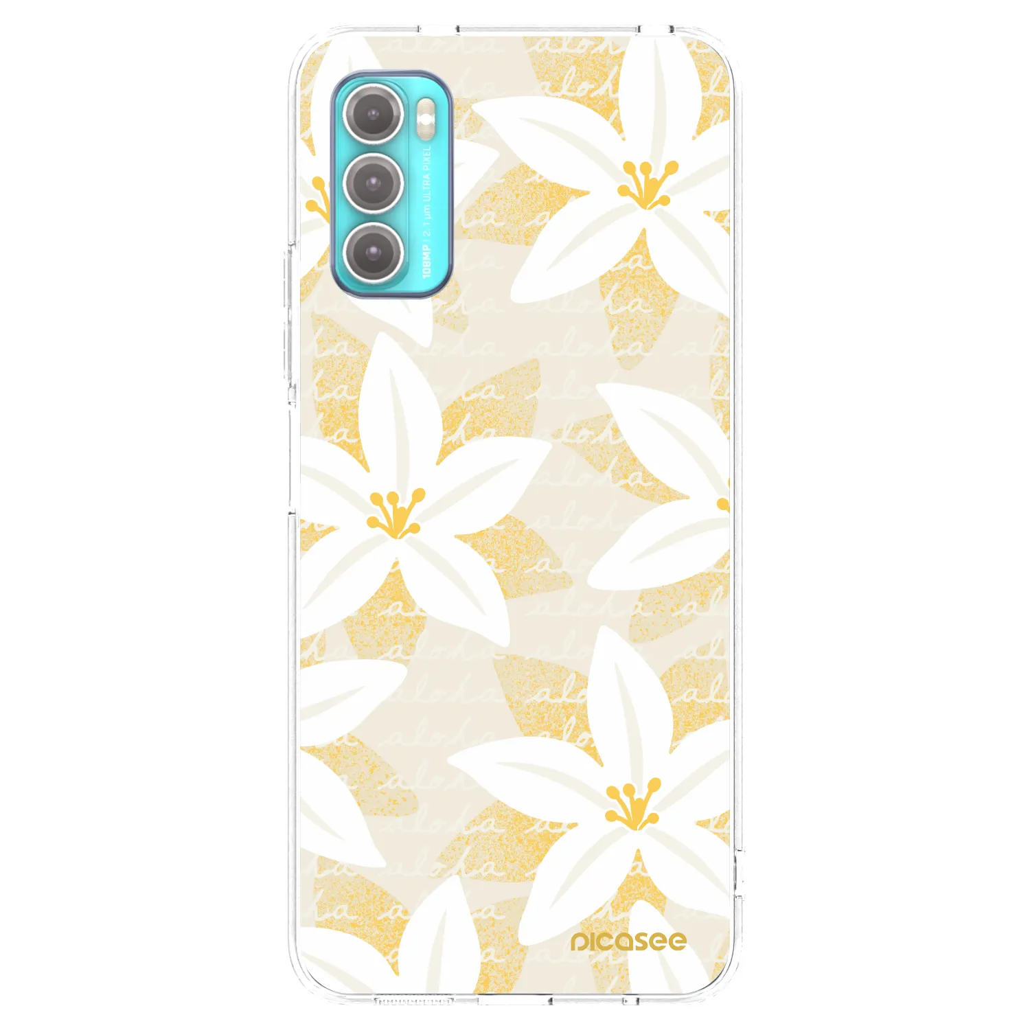Picasee Motorola Moto G60 Hülle - Transparentes Silikon - Island Leave