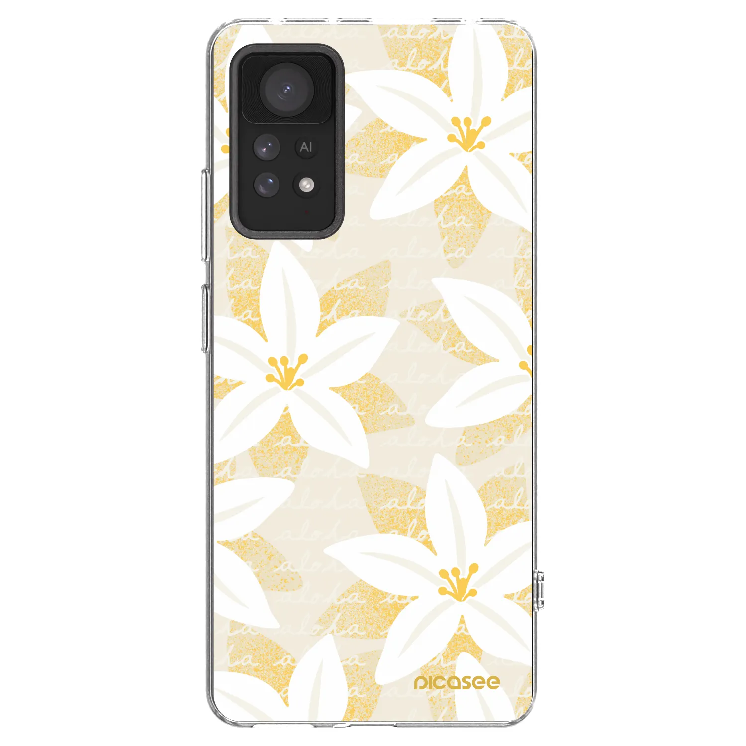 Picasee Xiaomi Redmi Note 11 Pro Hülle - Transparentes Silikon - Island Leave