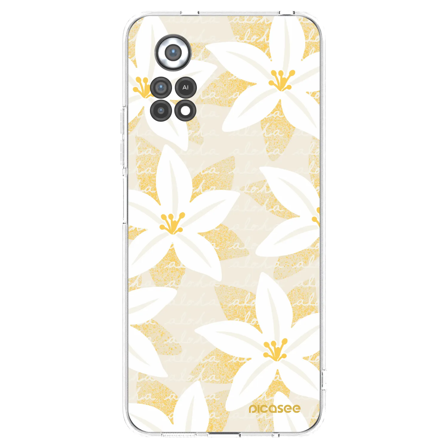Picasee Xiaomi Poco X4 Pro 5G Hülle - Transparentes Silikon - Island Leave
