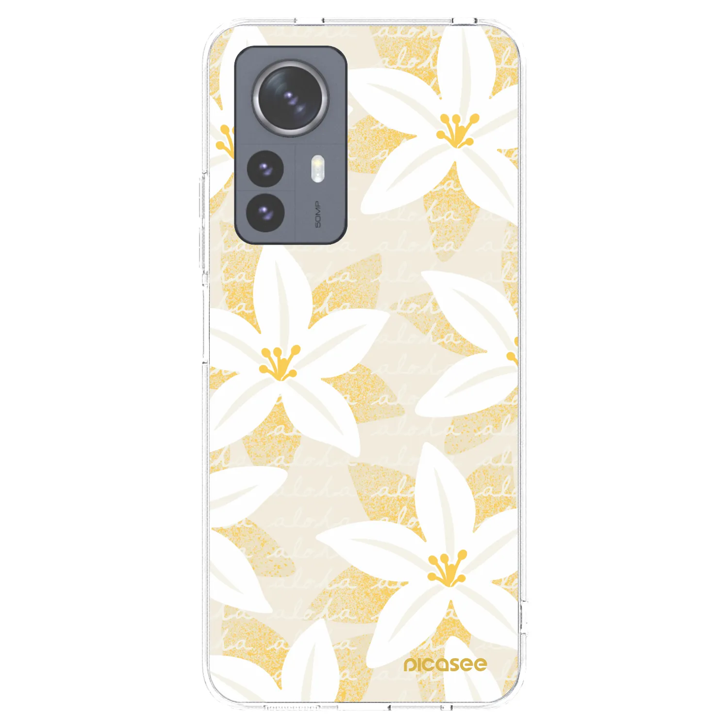 Picasee Xiaomi 12 Pro Hülle - Transparentes Silikon - Island Leave