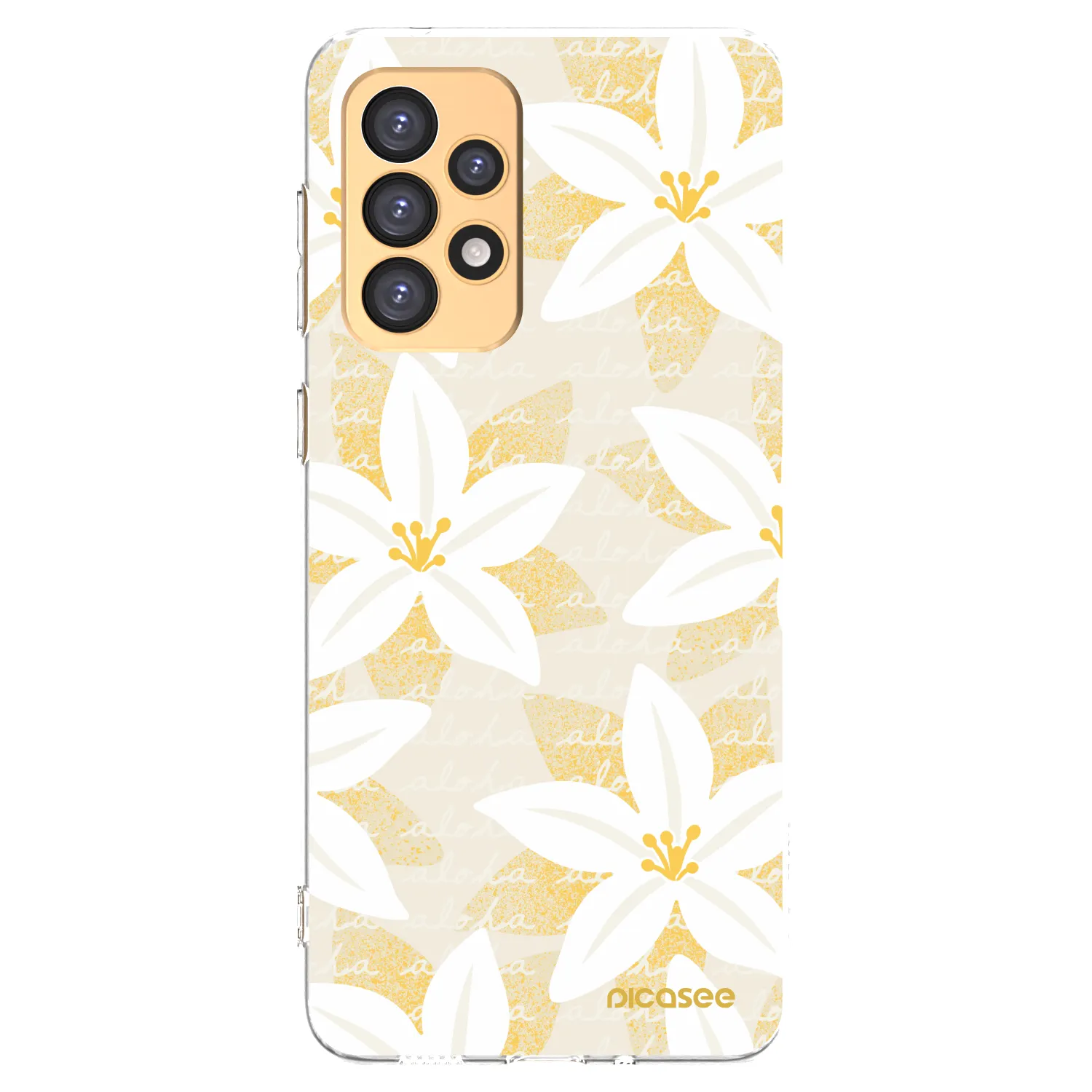 Picasee Samsung Galaxy A33 5G A336 Hülle - Transparentes Silikon - Island Leave