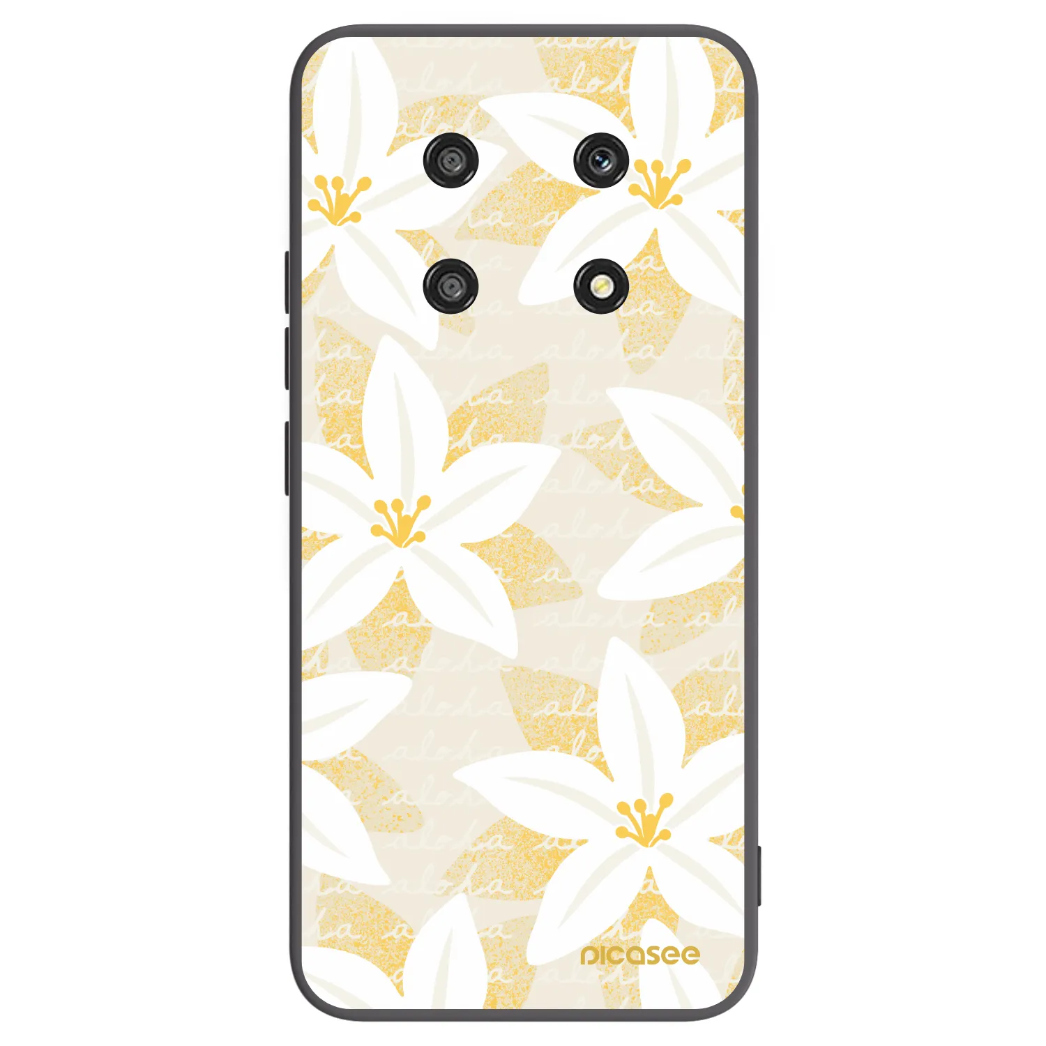 Picasee Honor Magic4 Lite 5G Hülle - Schwarzes Silikon - Island Leave