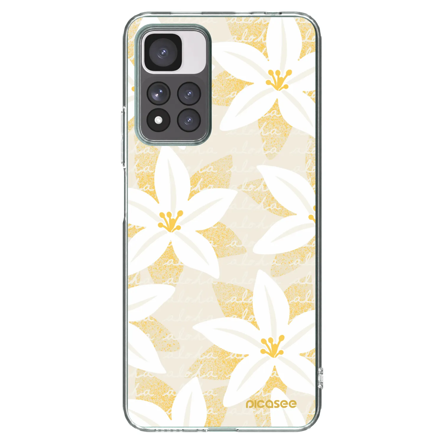 Picasee Xiaomi Redmi Note 11 Pro+ 5G Hülle - Transparentes Silikon - Island Leave