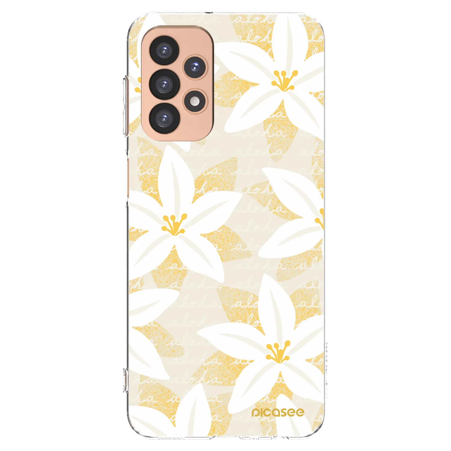 Picasee Samsung Galaxy A23 A236B 5G Hülle - Transparentes Silikon - Island Leave