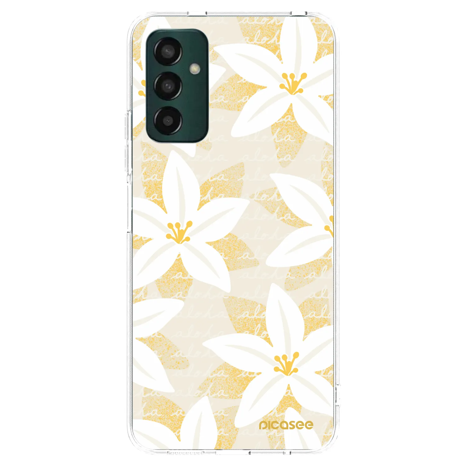 Picasee Samsung Galaxy M23 5G Hülle - Transparentes Silikon - Island Leave