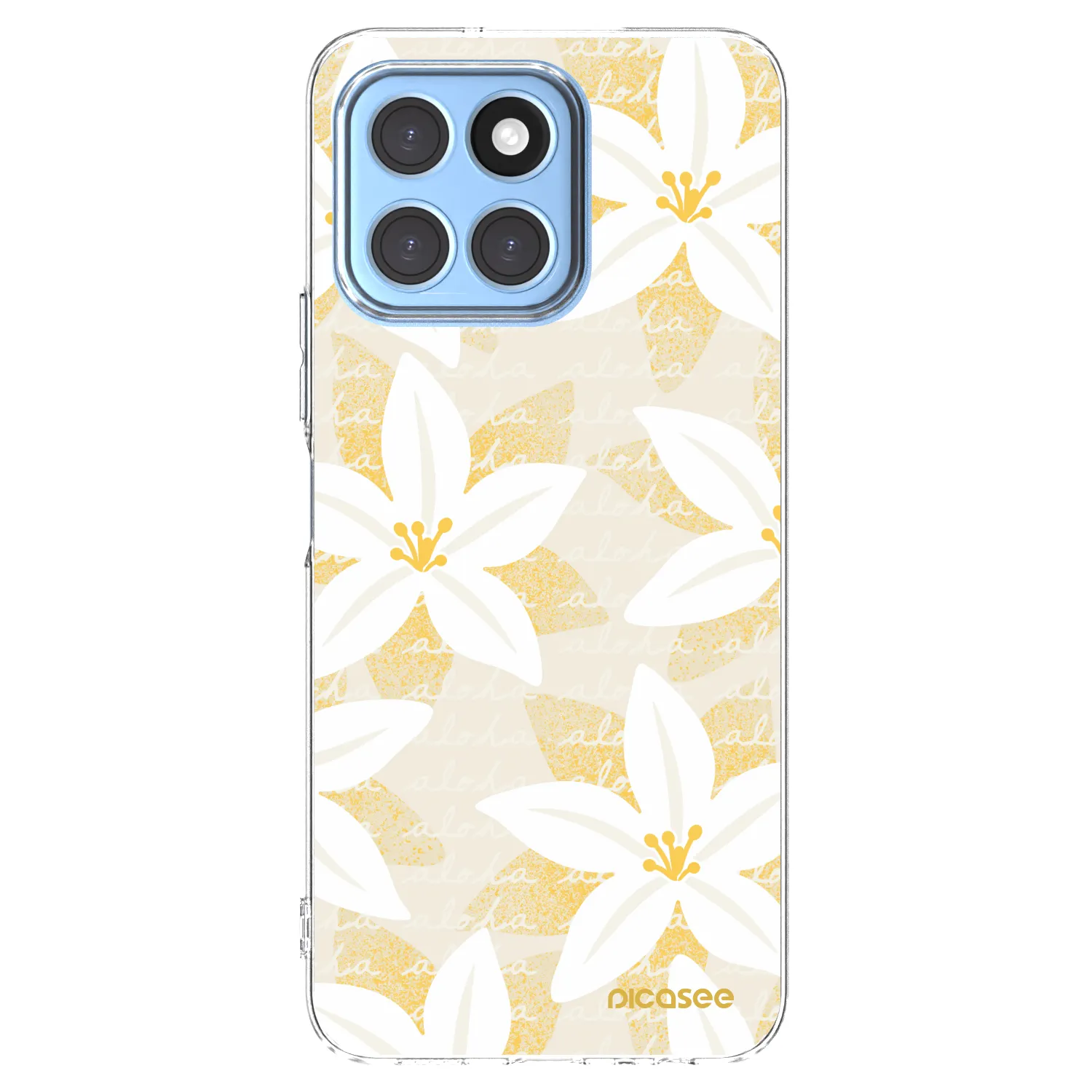 Picasee Honor X6 Hülle - Transparentes Silikon - Island Leave