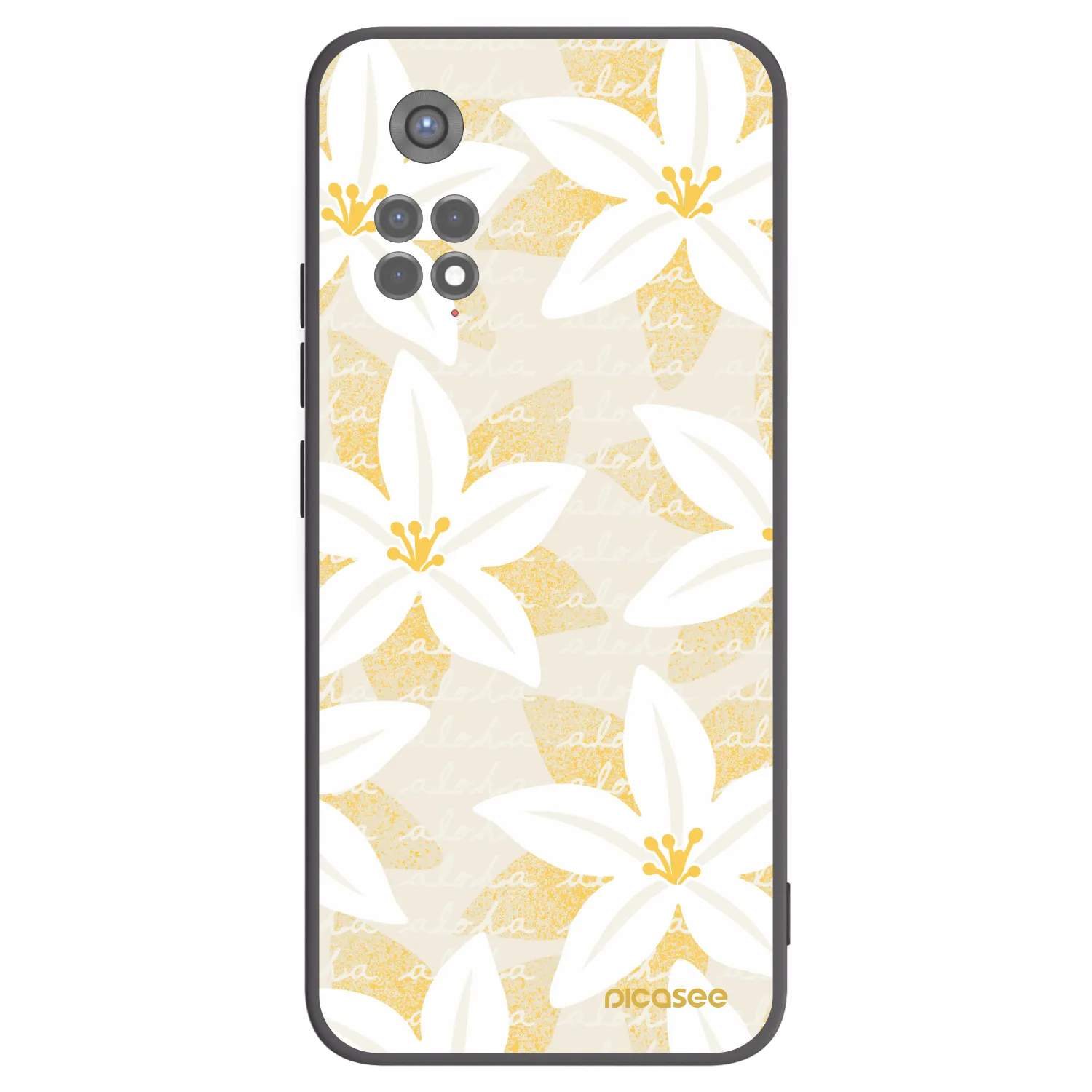 Picasee Xiaomi Redmi Note 11S 5G Hülle - Schwarzes Silikon - Island Leave