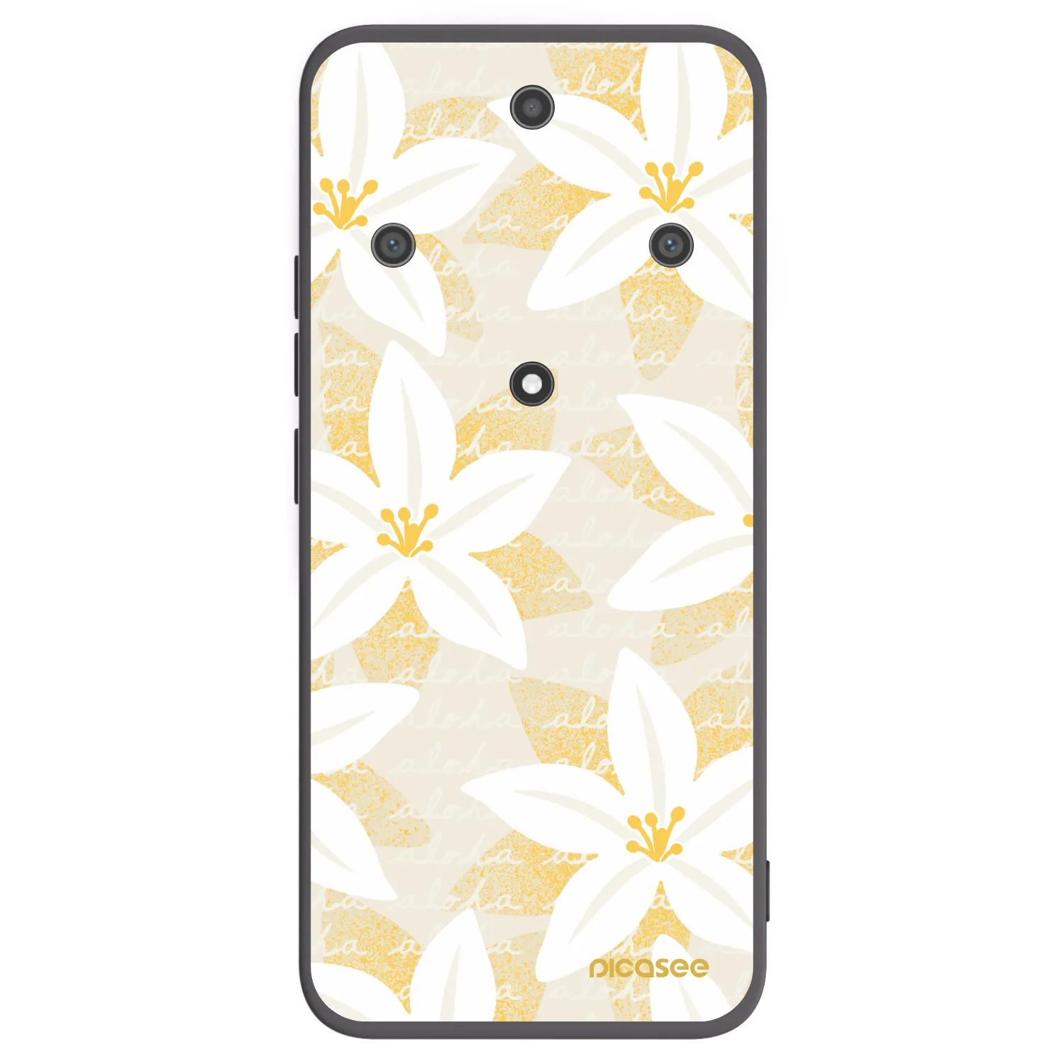 Picasee Honor Magic5 Lite 5G Hülle - Schwarzes Silikon - Island Leave