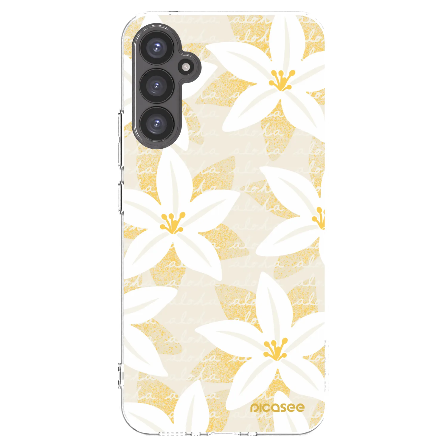 Picasee Samsung Galaxy A34 5G A346B Hülle - Transparentes Silikon - Island Leave