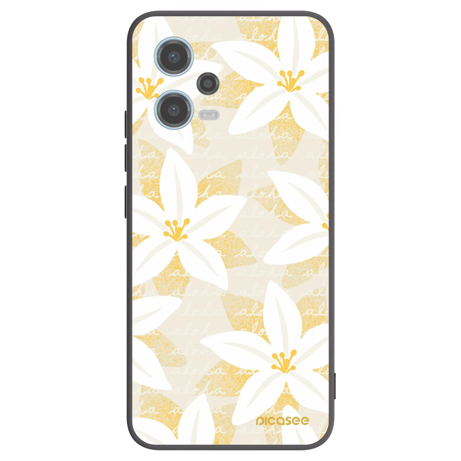 Picasee Xiaomi Redmi Note 12 5G Hülle - Schwarzes Silikon - Island Leave