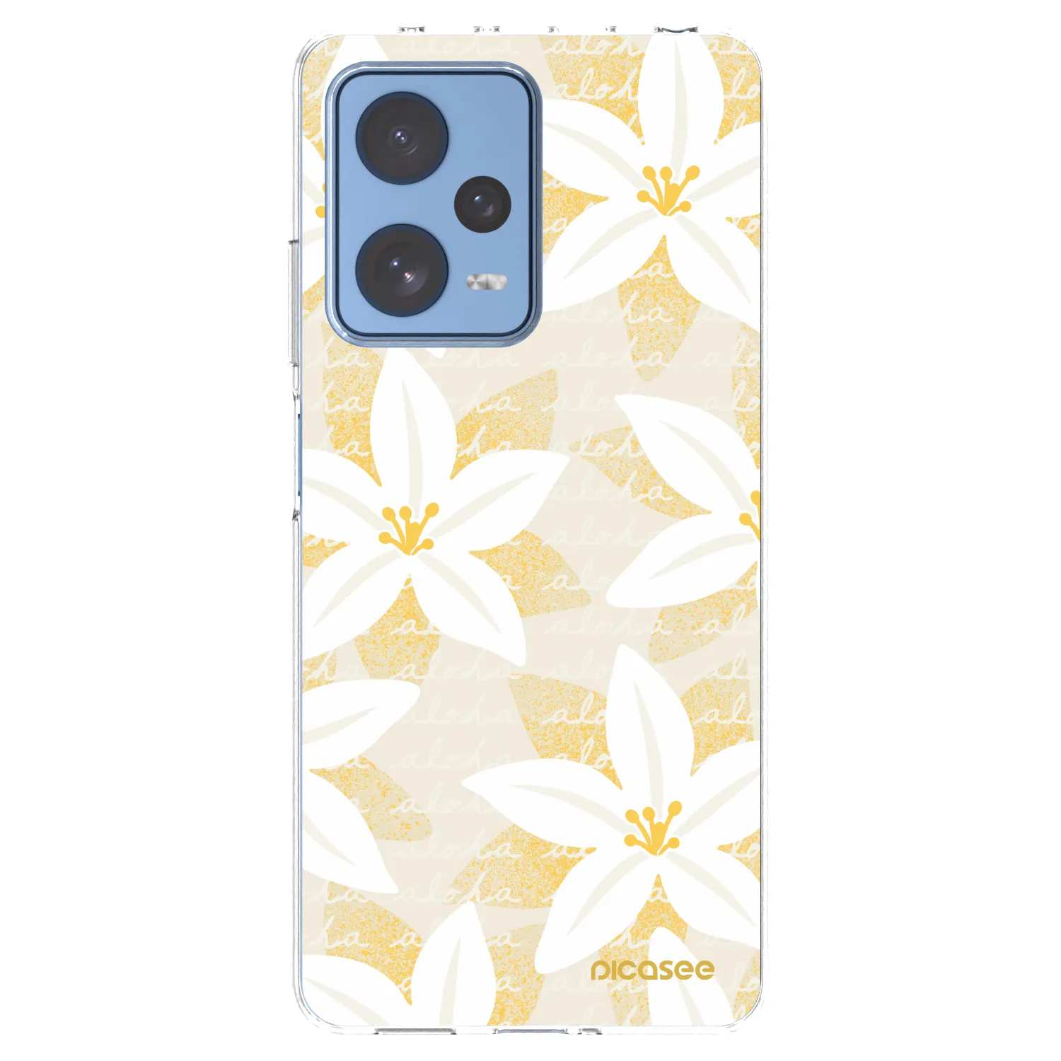 Picasee Xiaomi Redmi Note 12 Pro 5G Hülle - Transparentes Silikon - Island Leave