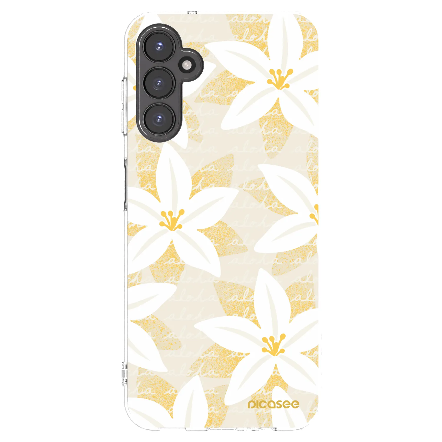 Picasee Samsung Galaxy A14 5G A146P Hülle - Transparentes Silikon - Island Leave