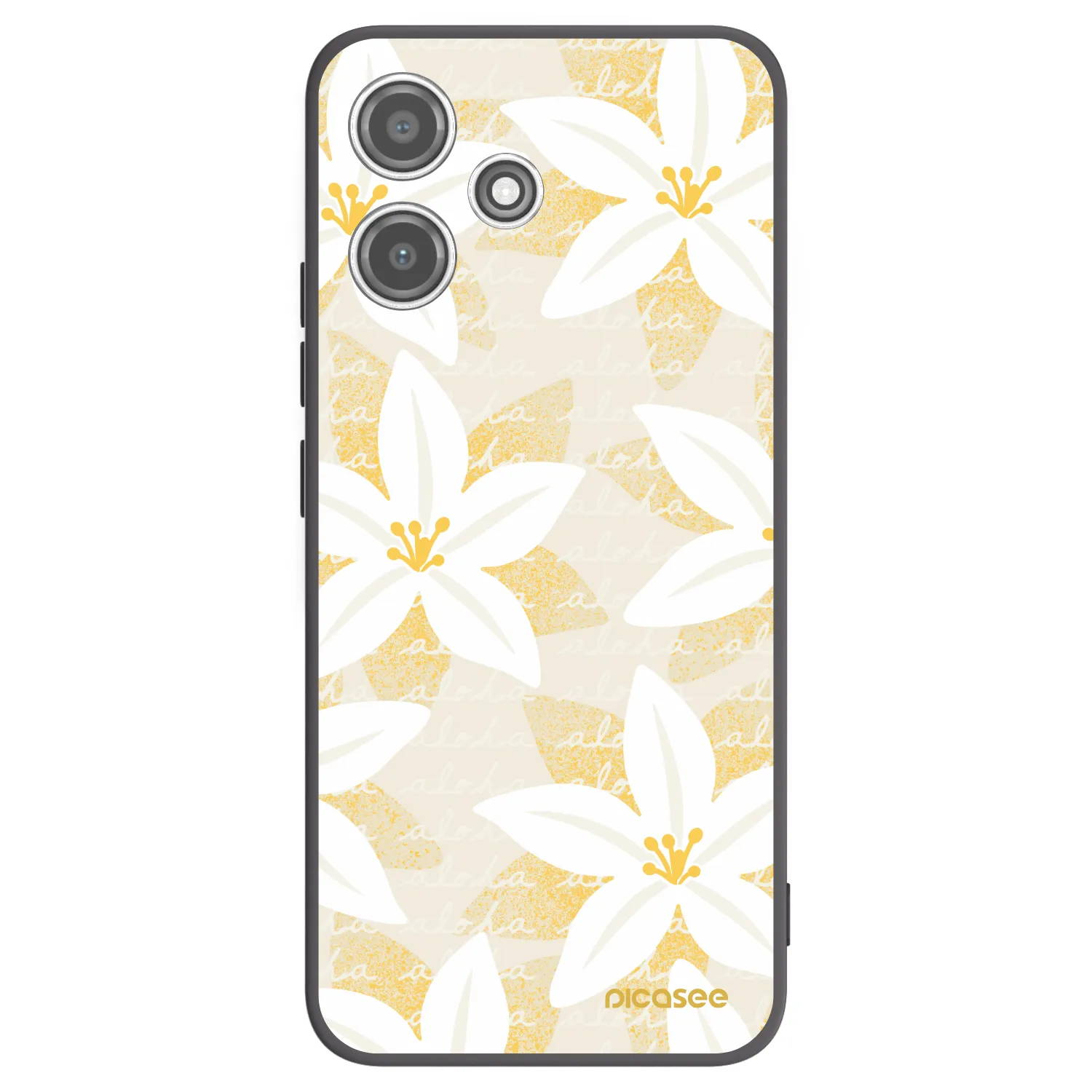 Picasee Xiaomi Redmi 12 5G Hülle - Schwarzes Silikon - Island Leave