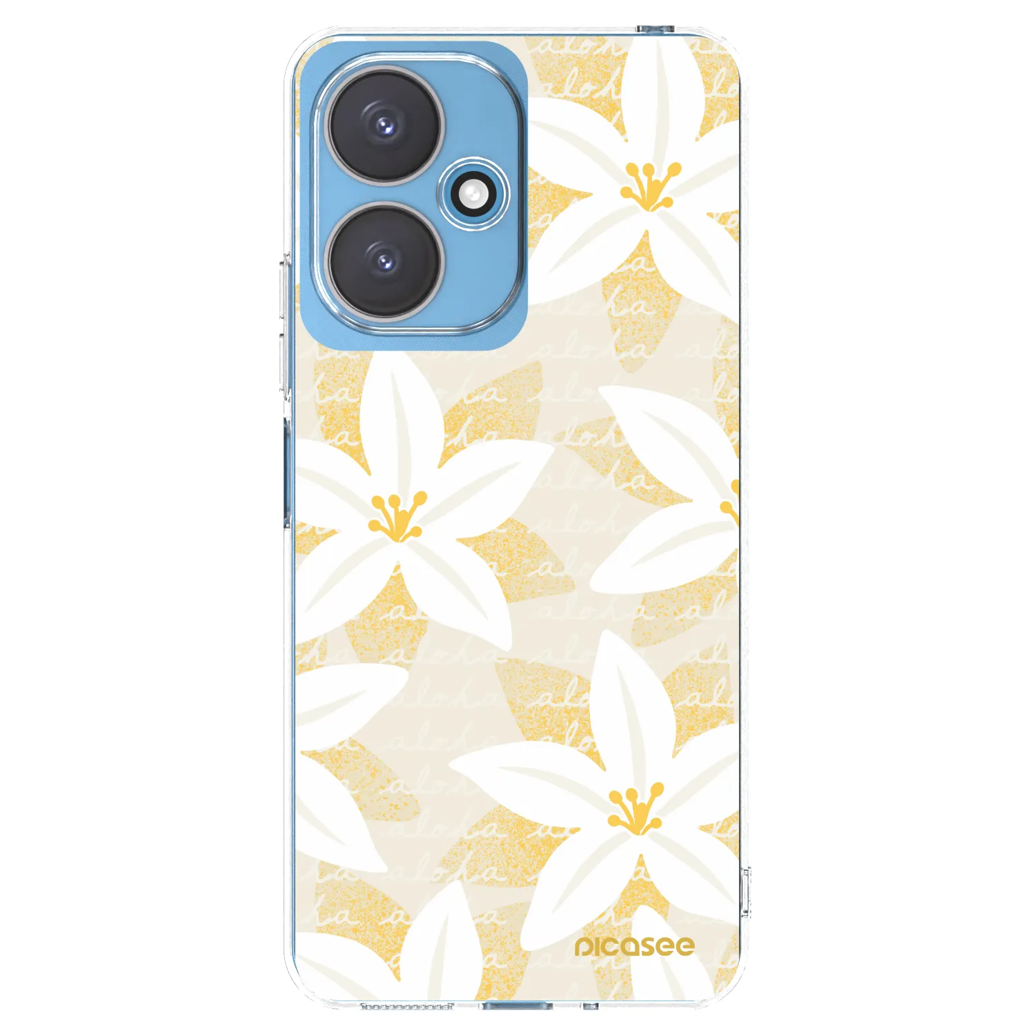 Picasee Xiaomi Redmi 13C 5G Hülle - Transparentes Silikon - Island Leave