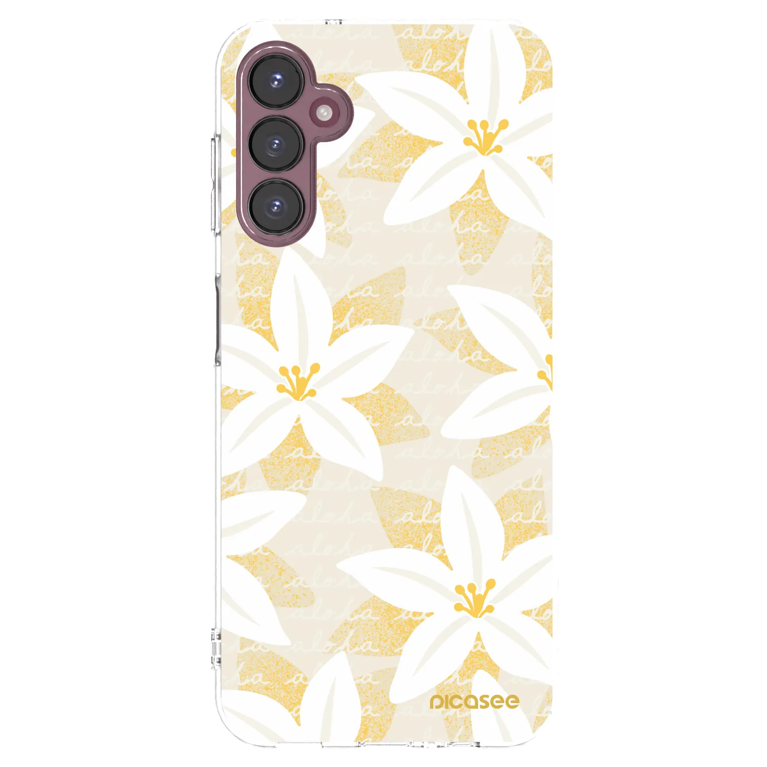 Picasee Samsung Galaxy A05s A057G Hülle - Transparentes Silikon - Island Leave