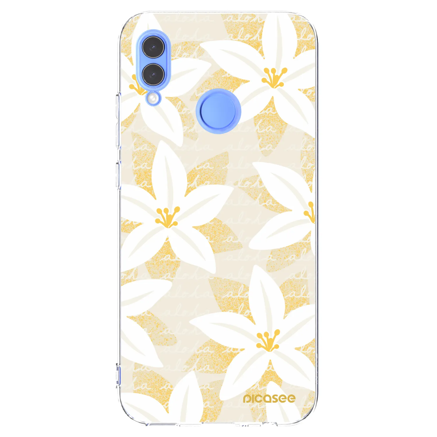 Picasee Huawei P Smart 2019 Hülle - Transparentes Silikon - Island Leave