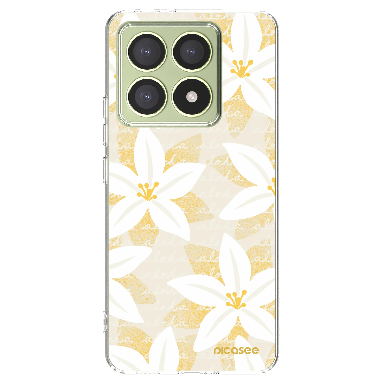Picasee Xiaomi 14T Hülle - Transparentes Silikon - Island Leave