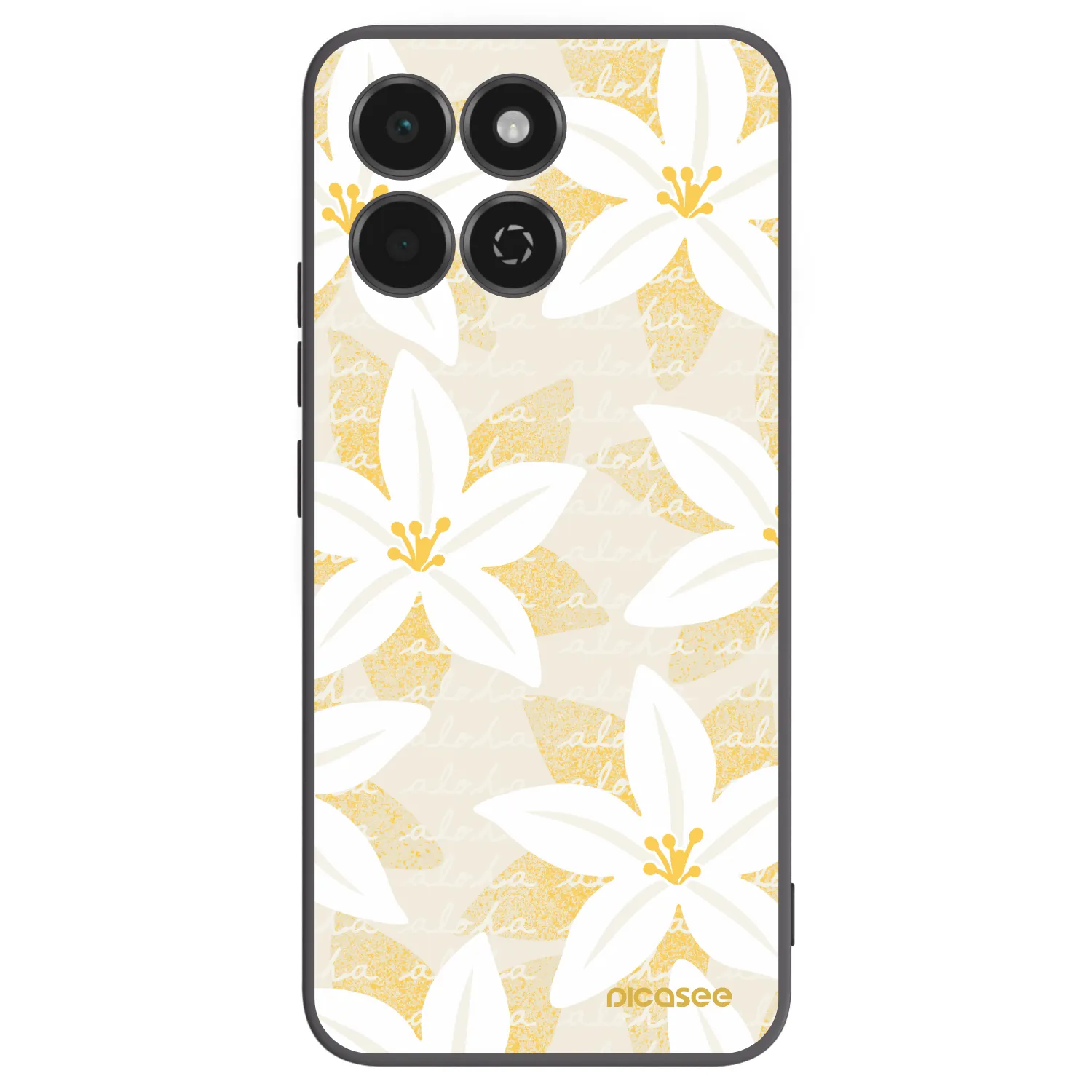 Picasee Honor 200 Smart 5G Hülle - Schwarzes Silikon - Island Leave