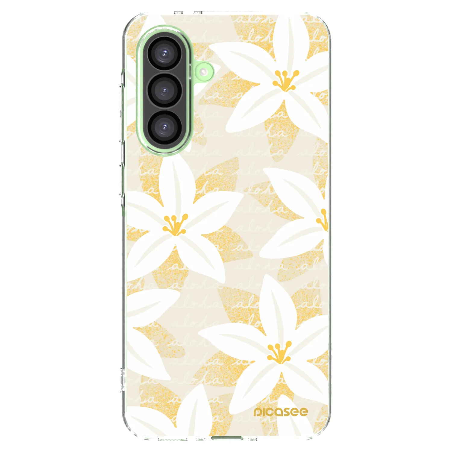 Picasee Samsung Galaxy A26 5G A266B Hülle - Transparentes Silikon - Island Leave