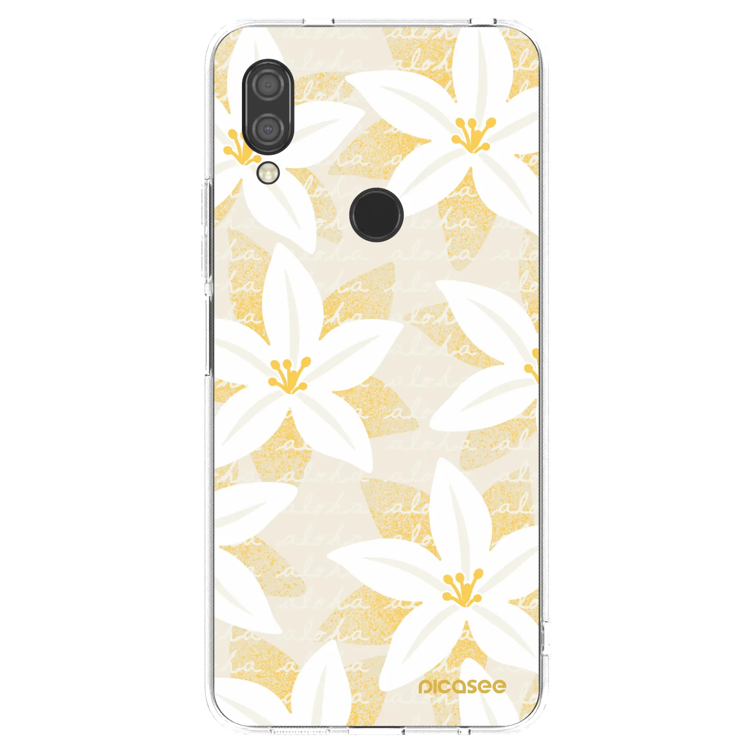 Picasee Xiaomi Redmi 7 Hülle - Transparentes Silikon - Island Leave