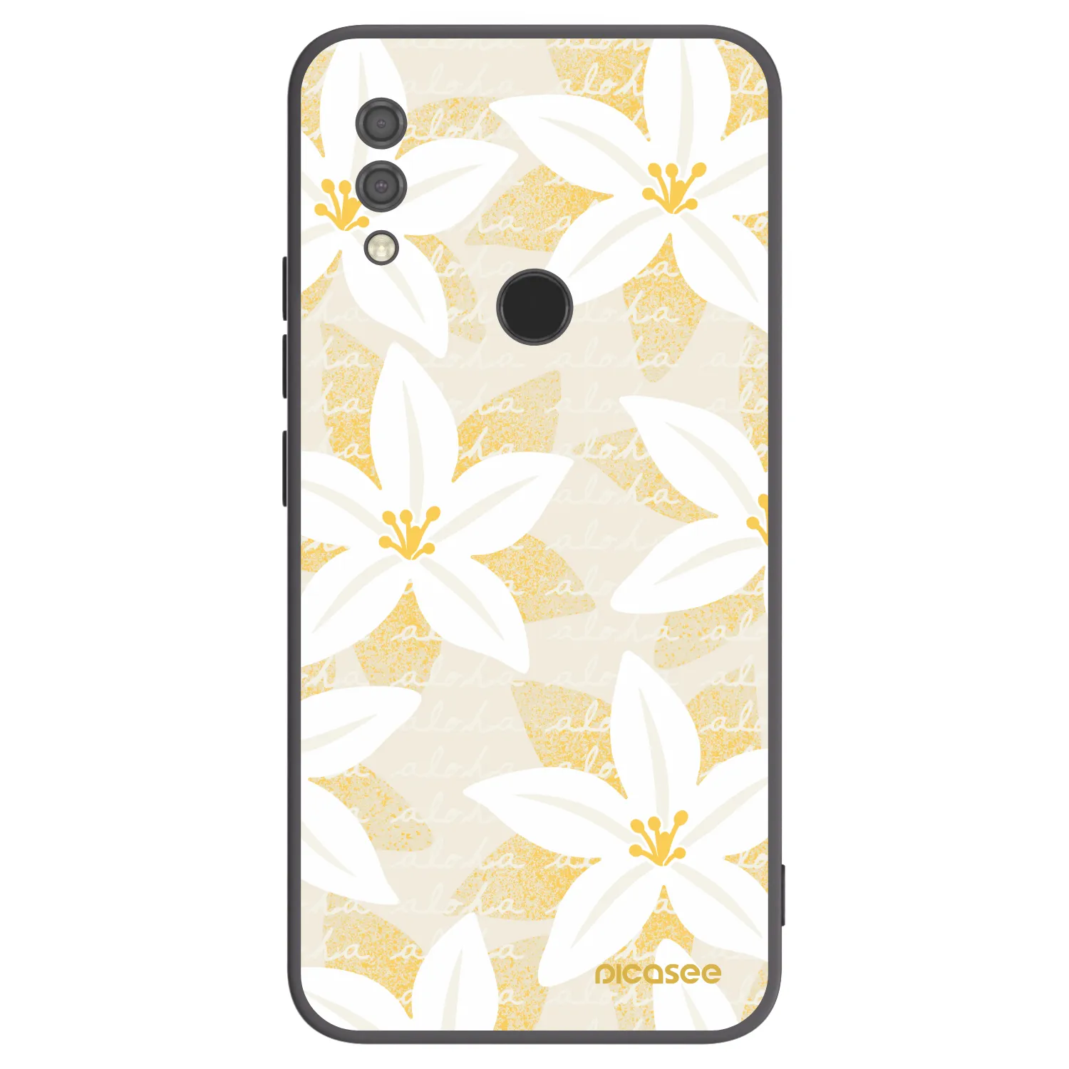 Picasee Xiaomi Redmi 7 Hülle - Schwarzes Silikon - Island Leave