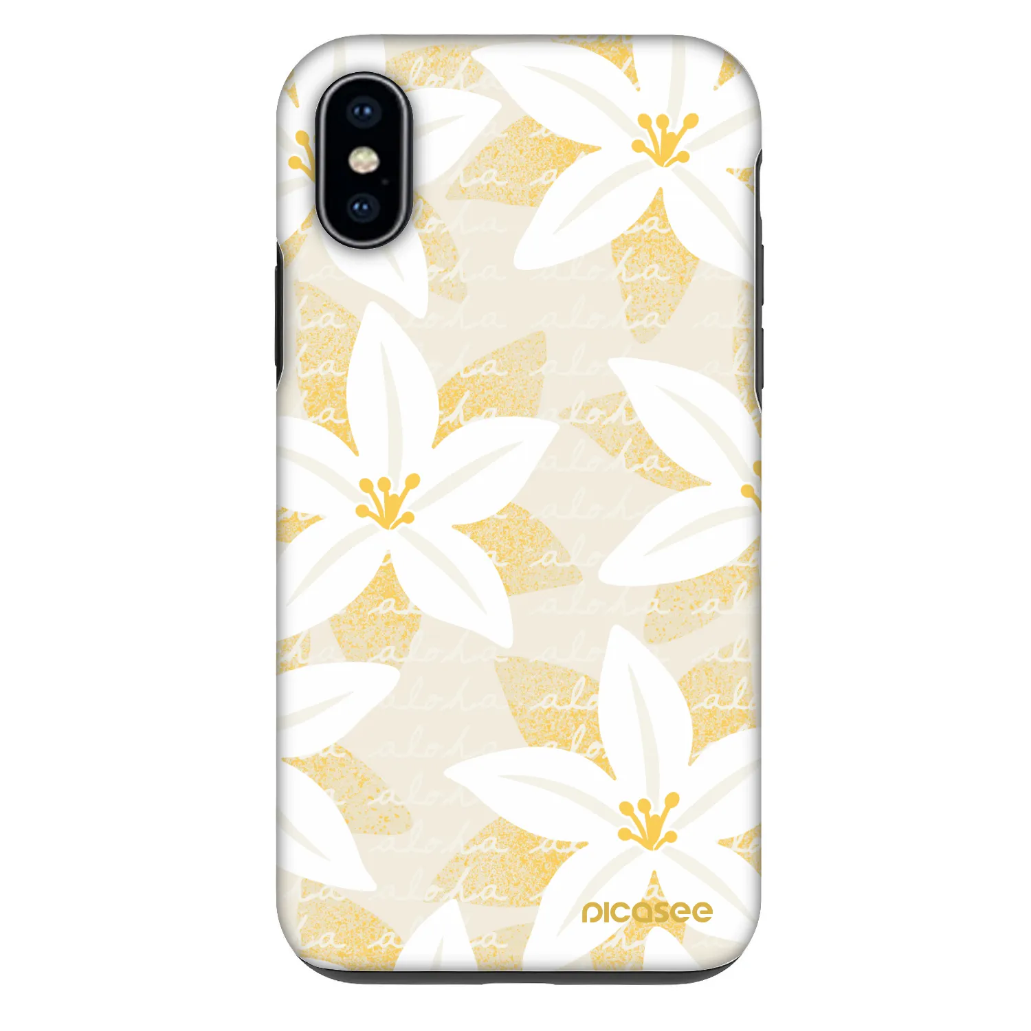 Picasee Fashion Case für Apple iPhone X/XS - Island Leave
