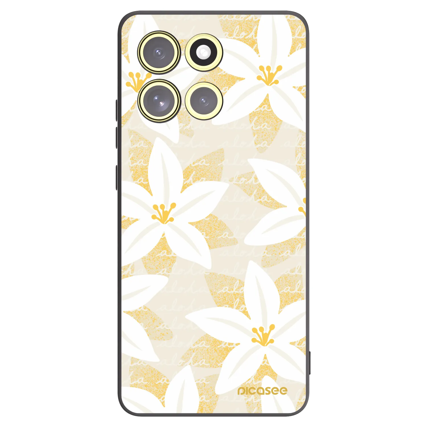 Picasee Motorola Moto G86 Power 5G Hülle - Schwarzes Silikon - Island Leave