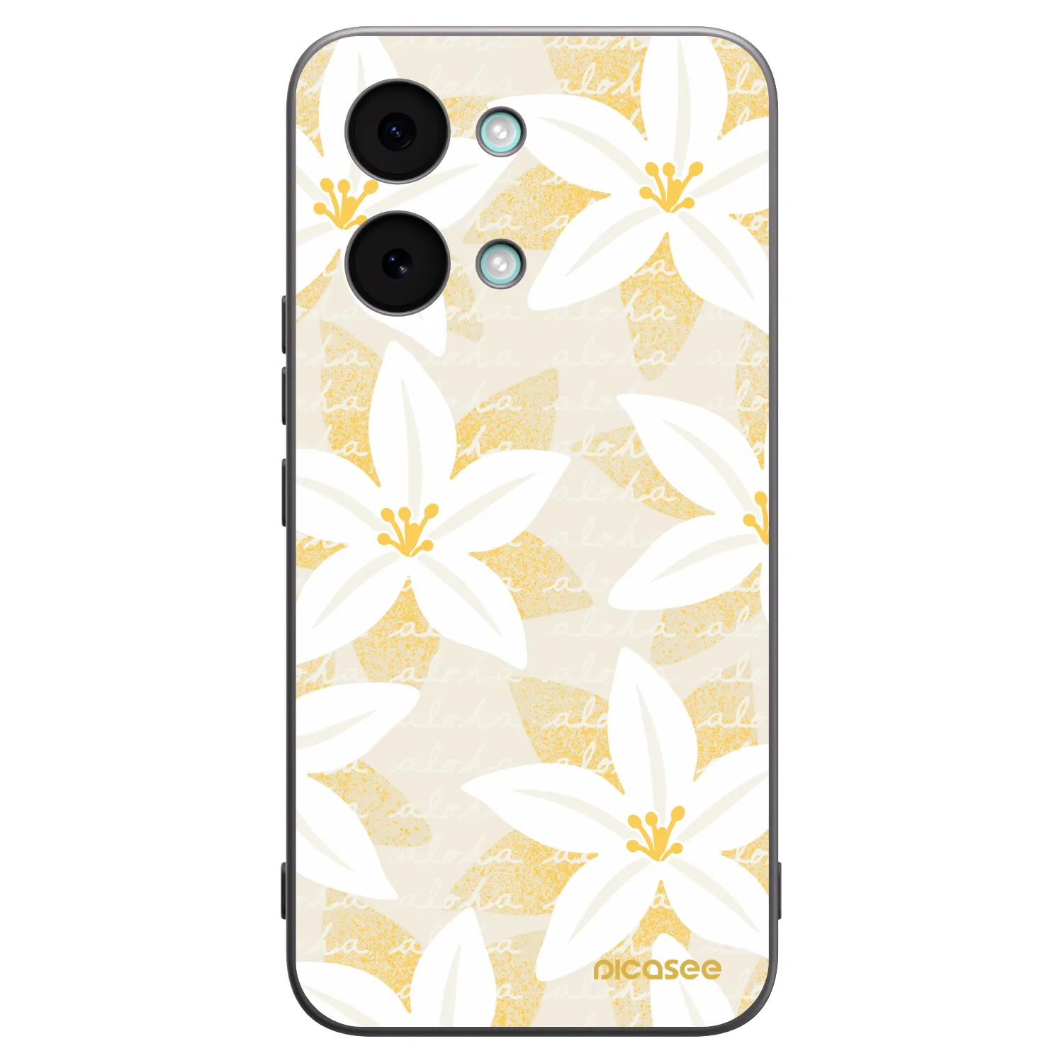 Picasee Xiaomi Poco X8 Pro Max Hülle - Schwarzes Silikon - Island Leave