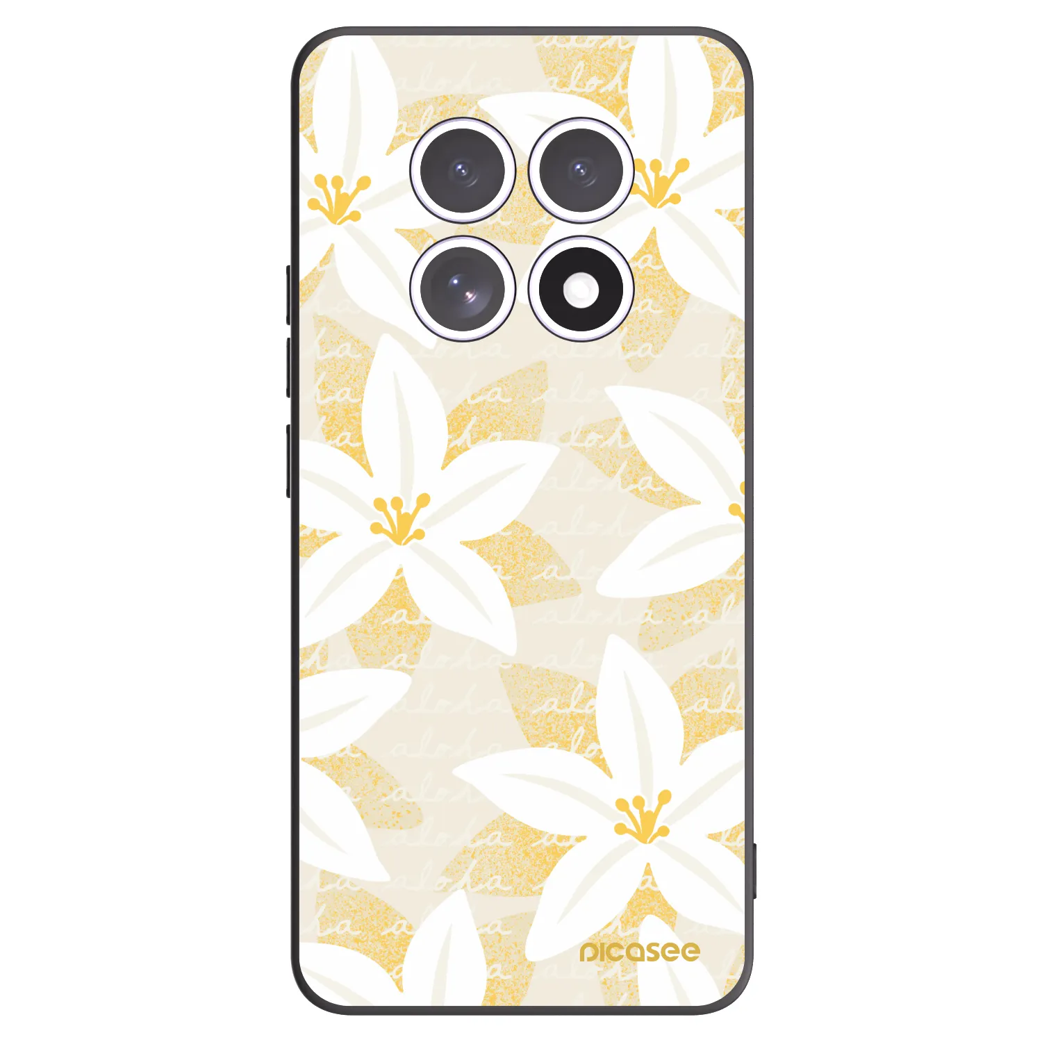 Picasee Xiaomi Redmi Note 15 5G Hülle - Schwarzes Silikon - Island Leave