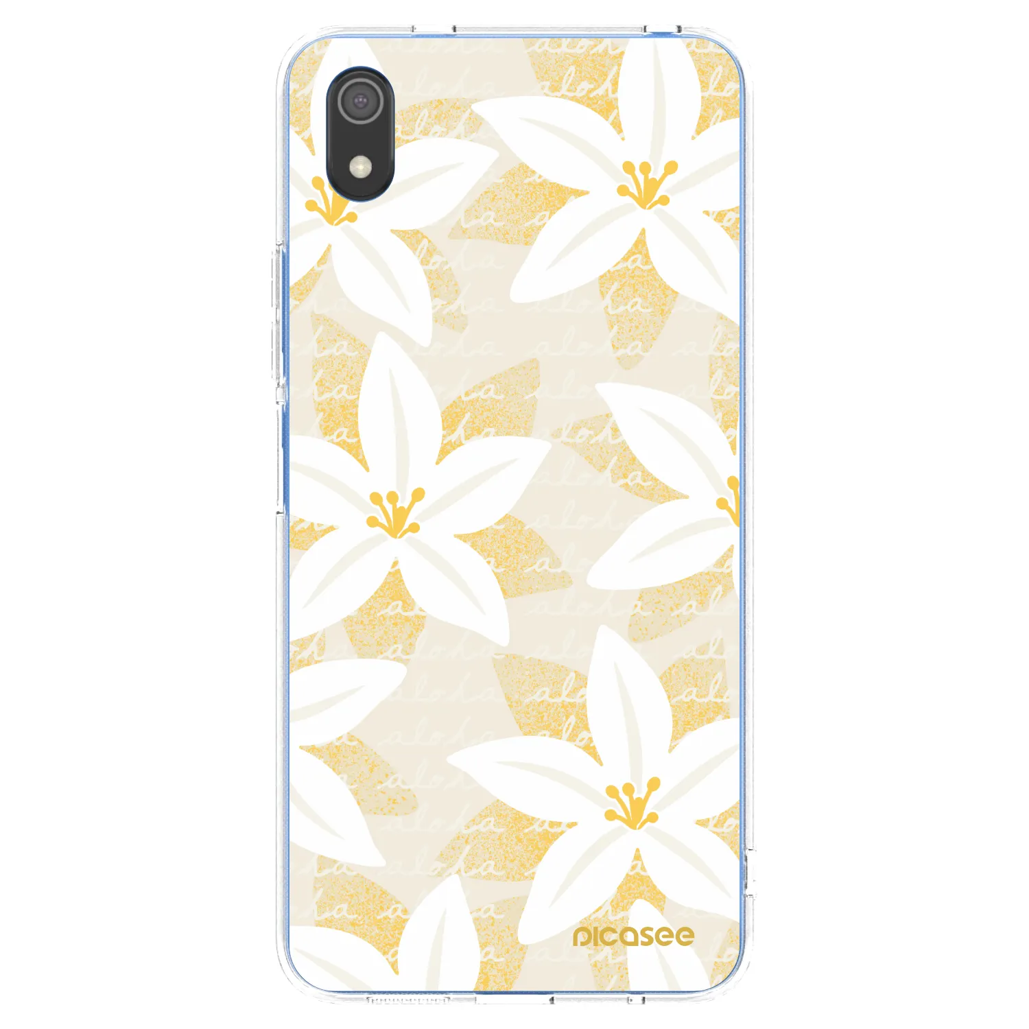 Picasee Xiaomi Redmi 7A Hülle - Transparentes Silikon - Island Leave