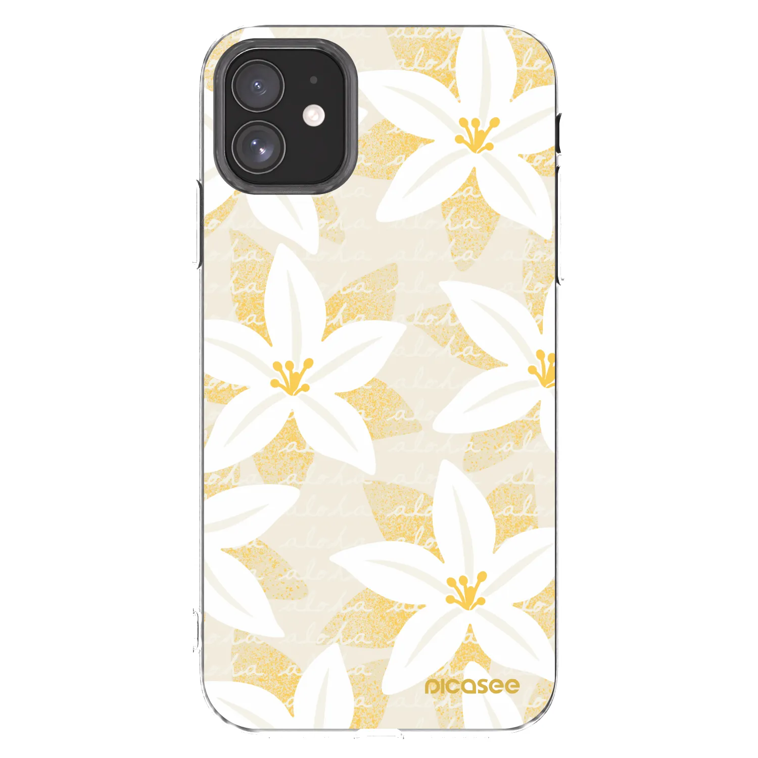 Picasee Apple iPhone 11 Hülle - Transparentes Silikon - Island Leave