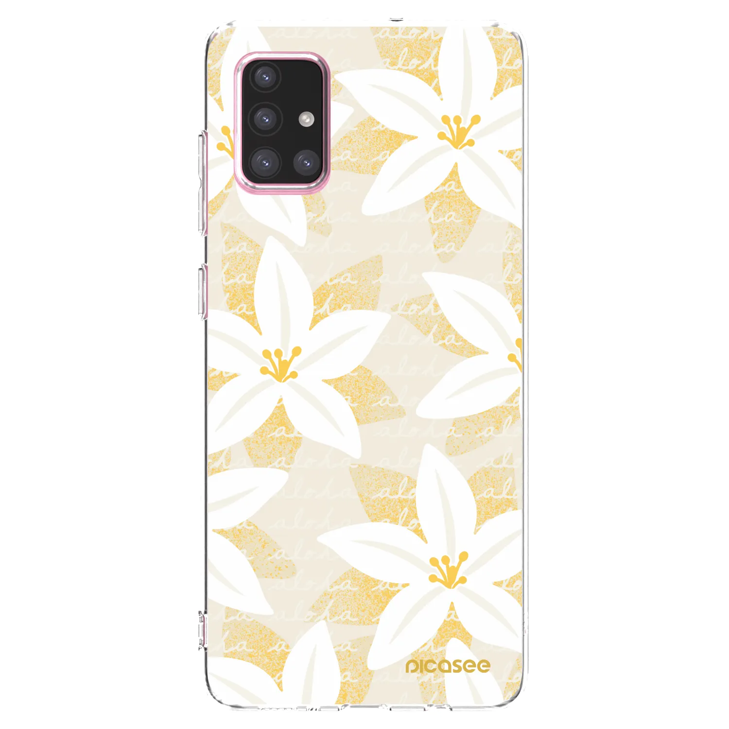 Picasee Samsung Galaxy A71 A715F Hülle - Transparentes Silikon - Island Leave
