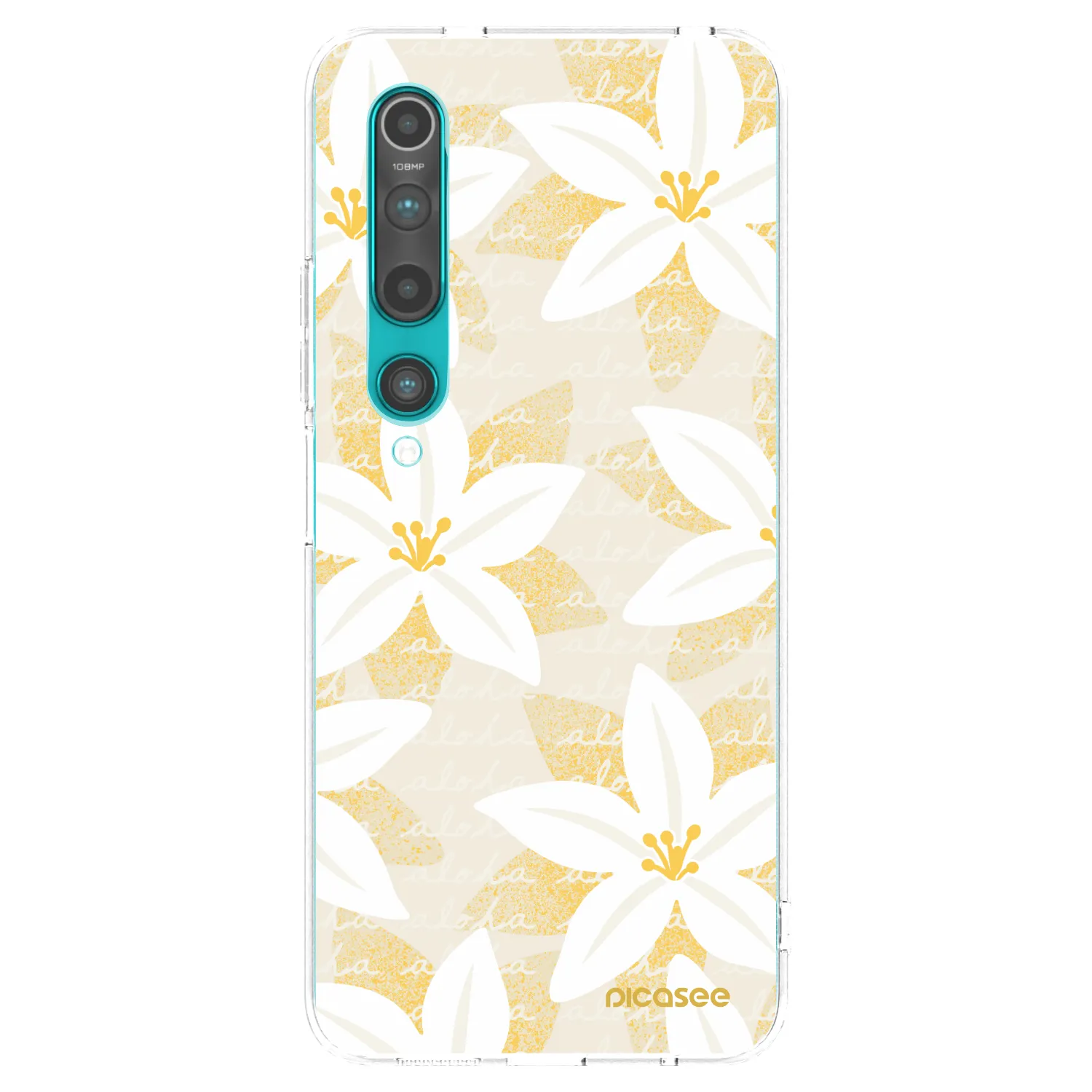 Picasee Xiaomi Mi 10 Hülle - Transparentes Silikon - Island Leave
