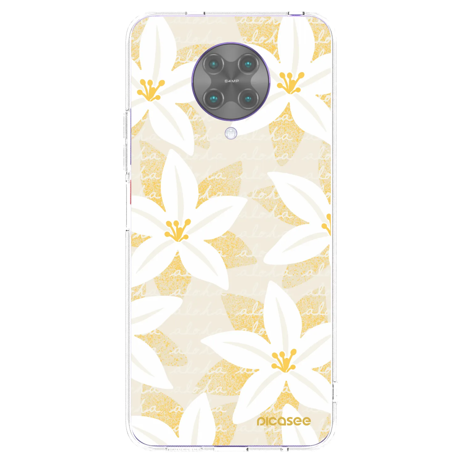 Picasee Xiaomi Poco F2 Pro Hülle - Transparentes Silikon - Island Leave