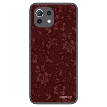 Picasee Xiaomi Mi 11 Lite Hülle - Schwarzes Silikon - Red Elegance