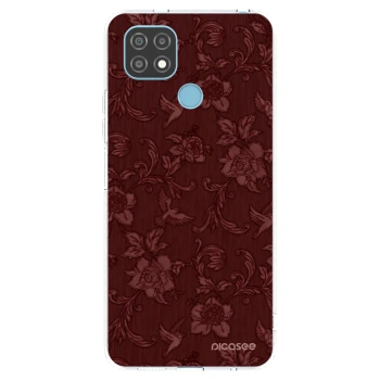 Picasee Realme C21 Hülle - Transparentes Silikon - Red Elegance