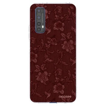 Picasee Realme 7 Hülle - Transparentes Silikon - Red Elegance