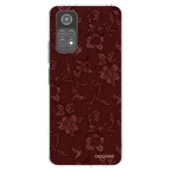 Picasee Xiaomi Redmi Note 11S 5G Hülle - Transparentes Silikon - Red Elegance