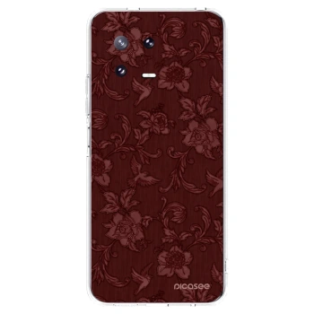 Picasee Xiaomi 13 Pro Hülle - Transparentes Silikon - Red Elegance