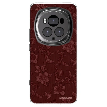 Picasee Honor Magic6 Pro Hülle - Transparentes Silikon - Red Elegance