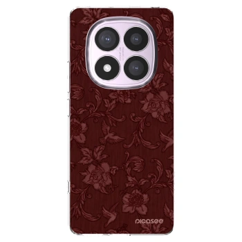 Picasee Xiaomi Redmi Note 14 Pro 5G Hülle - Transparentes Silikon - Red Elegance
