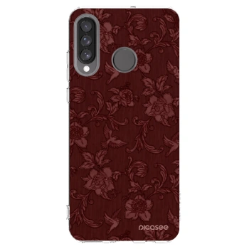 Picasee Huawei P30 Lite Hülle - Transparentes Silikon - Red Elegance