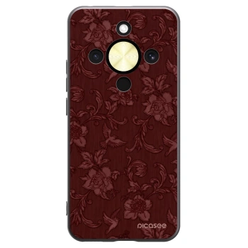 Picasee Honor Magic8 Lite 5G Hülle - Schwarzes Silikon - Red Elegance